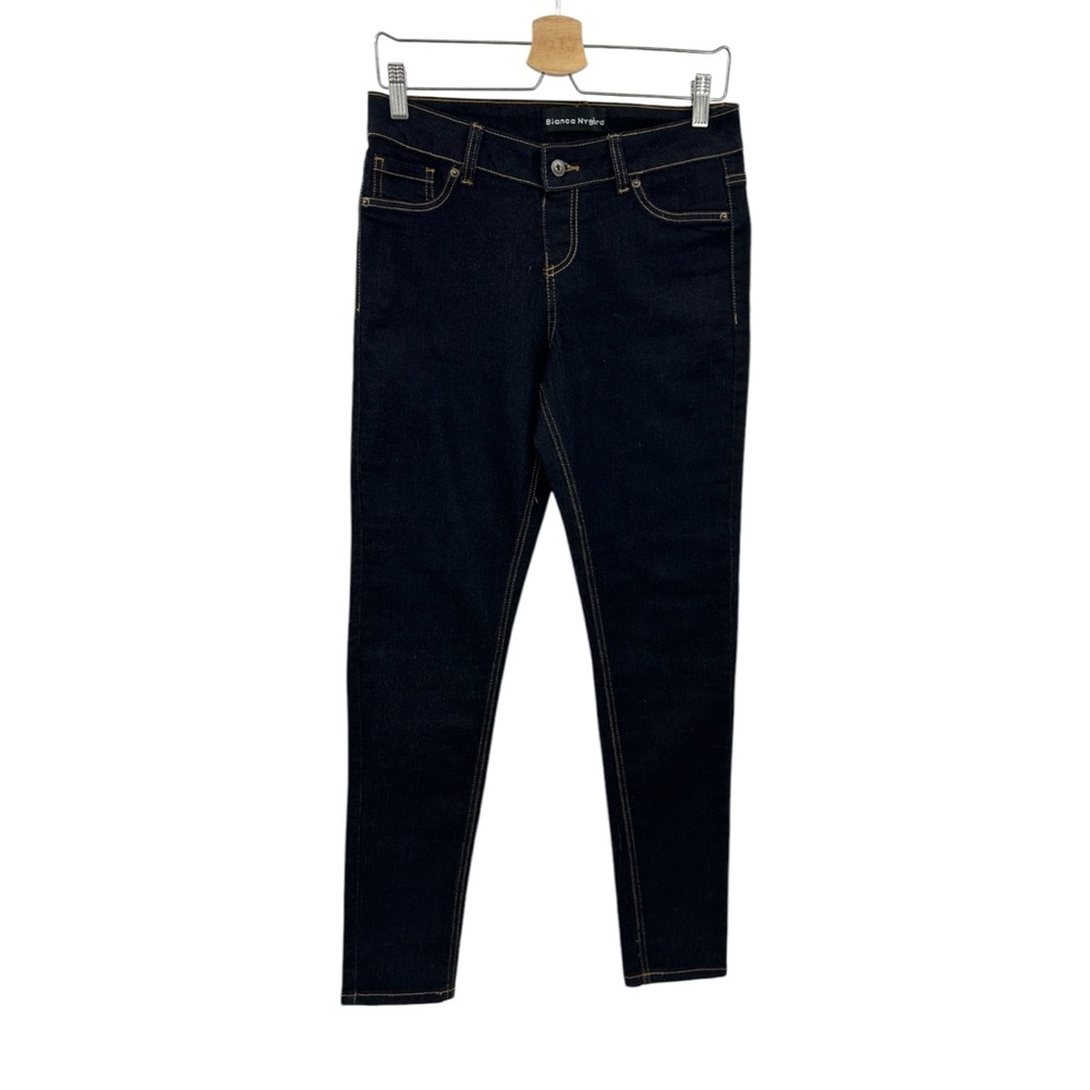 Bianca Nygard Dark Wash Straight Leg Cotton Blend Jeans